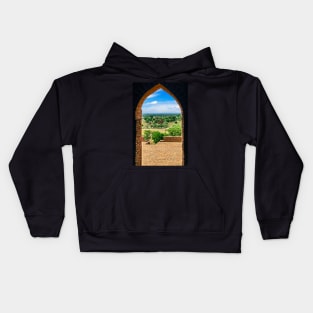 Doorway View. Kids Hoodie